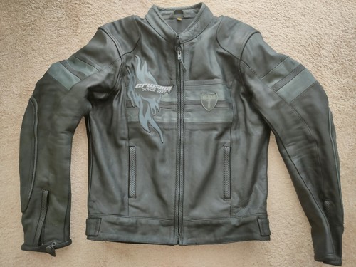 Schwarze motorradjacke leder - schwarze,