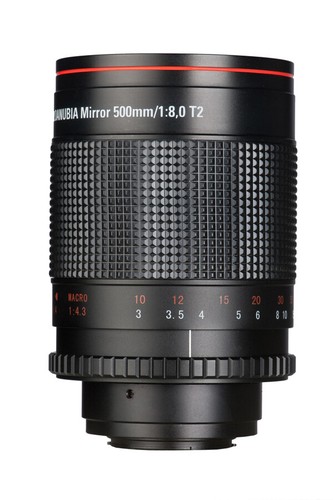 Spiegel teleobjektiv 500mm 0 - teleobjektiv, 8,0