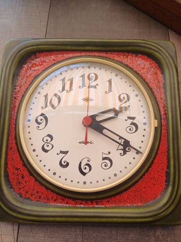 Wlh retro küchenuhr fat lava - retro,