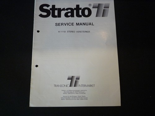Original service manual - service,