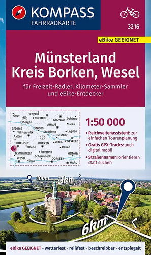 Kompass fahrradkarte 3216 - fahrradkarte,