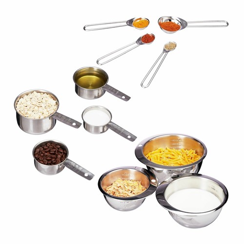 11er set messbecher und - set,