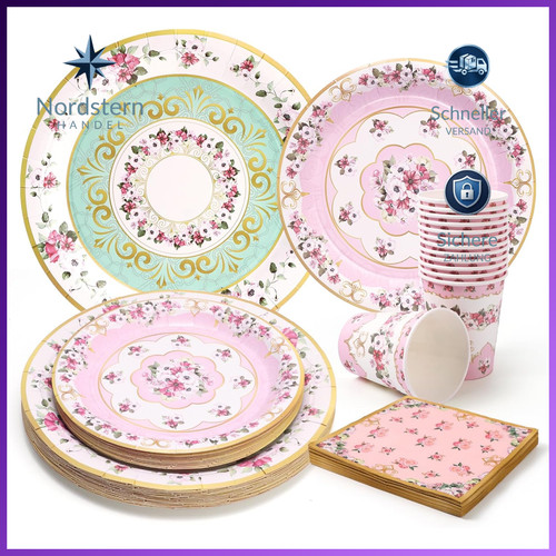 Teeparty geschirr set - teeparty,