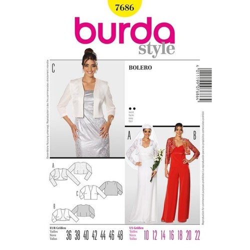 Burda schnittmuster 7686 - burda,
