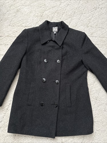 Damen wollmantel vintage - wollmantel,