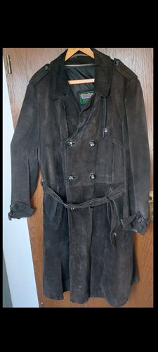 Eleganter ledermantel schwarz - eleganter,