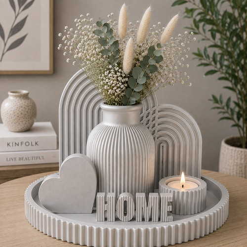 Modern japandi decor set - japandi,