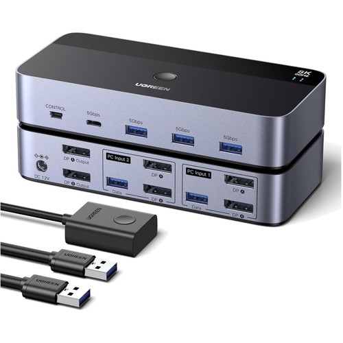 Kvm switch displayport - pc, 2