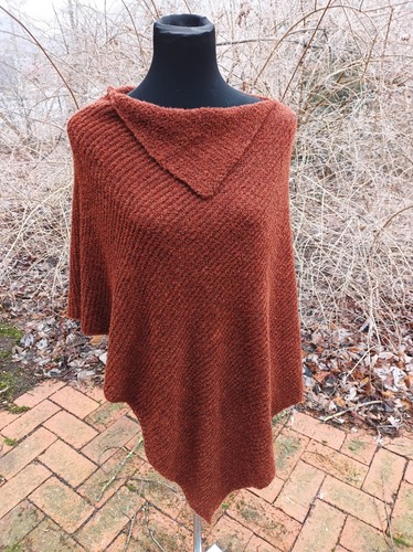 Leichter wolliger poncho - wolliger,