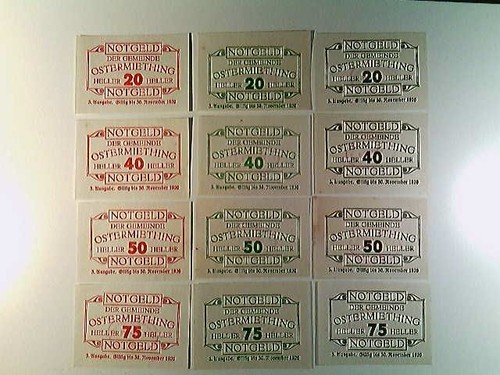 Notgeld gemeinde - notgeld,