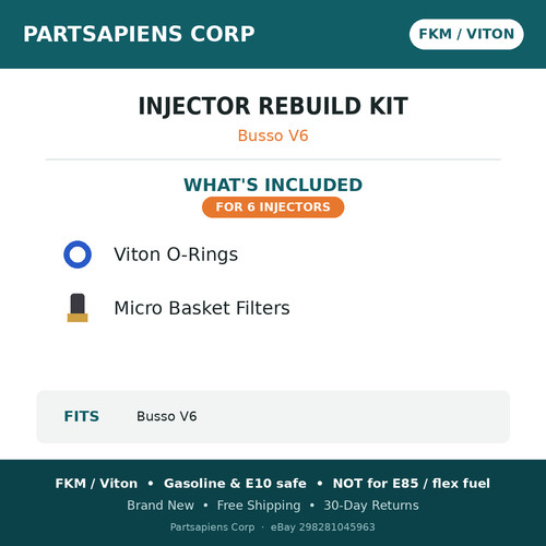 Fuel injector rebuild kit for - fuel,