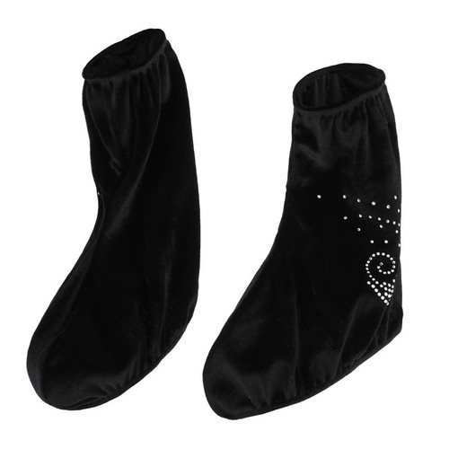 Paar samt überschuhe für - 1,
