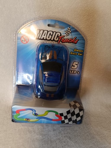 Magic tracks blaues race car - blaues,