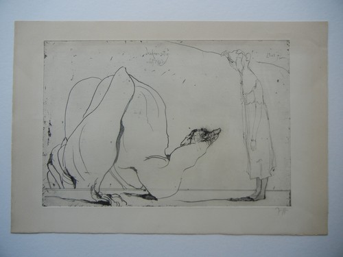 Horst janssen radierung - janssen,