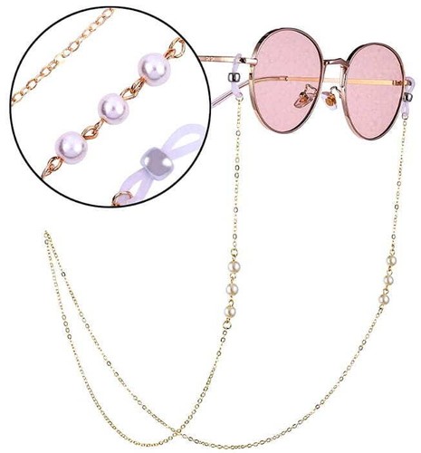 Brillenkette eleganz trifft - brillenkette,
