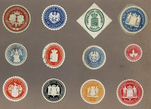 Konvolut siegelmarken - 12,