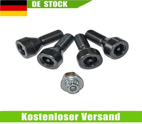 4stk felgenschloss set für - 4stk,