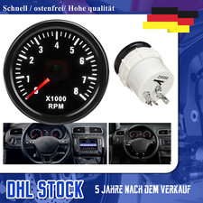 Drehzahlmesser Zusatzinstrument Universal Anzeige Zusatz Instrument 52mm U/min