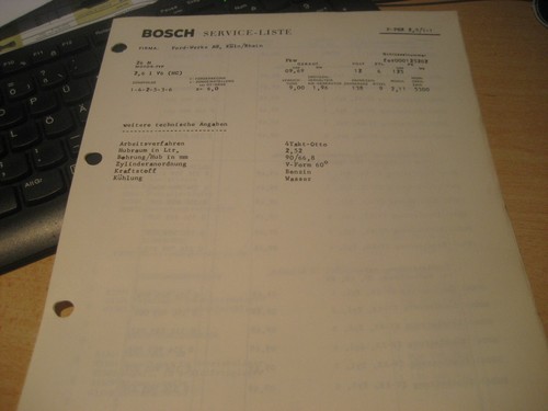 Orig bosch service liste et - orig., service-liste