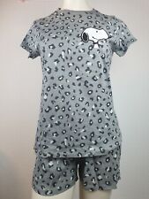 *NEU* Damen Pyjama Snoopy Peanuts Shorty Set kurzer Schlafanzug Gr. S, L + XL
