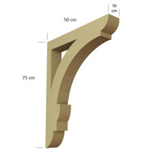 1 Stück Fassadenstuck
