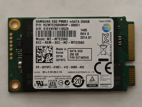 256gb samsung pm851 - 256gb,