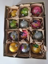DDR Christbaumschmuck Kugeln Bunt
