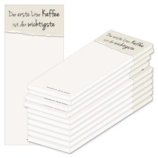 PRICARO Notizblock "Spruch 01", magnetisch, 62x148 mm, 10 Stück