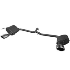 Ulter Duplex Sportauspuff für Mercedes C-Klasse W204 C180 C200 C250 je 120x80mm