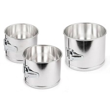 Backform 3-er Set aus Edelstahl für Osterkuchen Springform Kulitsch паска пасха