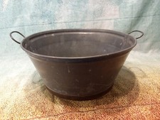 Alte  Zinkwanne  Schüssel