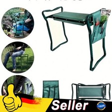 Kniebank Kniehilfe Gartenbank Arbeitshocker Klapphocker stabil leicht Kniehocker