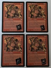 Magic the Gathering 4 x Goblin