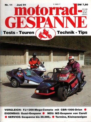 Zeitschrift motorrad gespanne - zeitschrift, motorrad-gespanne