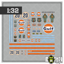 Gulf Decal Set 1:32 Racing