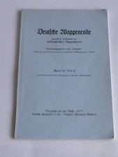 Deutsche wappenrolle band 30 - deutsche,