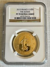 France 2015 The Sower 100 Euro