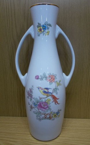 Hohe amphoren vase - vase, vogel