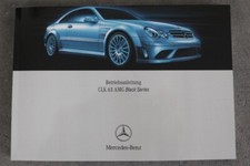 Mercedes Benz CLK 63 AMG Black Series "209" Betriebsanleitung "2007" Handbuch