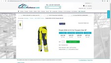 NEU TOP PRO Job Arbeitshose Sicherheitshose Hose XXL Gr.62 Art. 64 6506-10-62