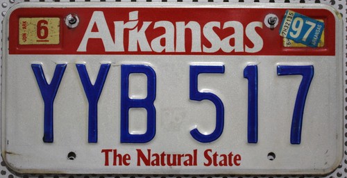Arkansas nummernschild usa - arkansas,