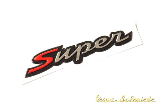 Vespa schriftzug super - vespa, "super"