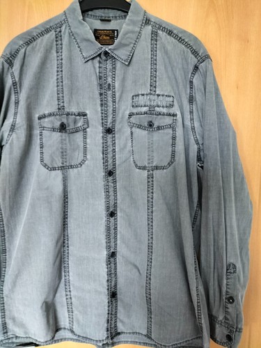 Oliver hellgraues jeanshemd - hellgraues,