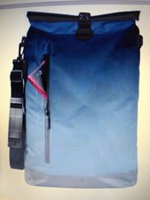 fahrradtasche 25 Liter 3 in 1 wasserdicht blau rot