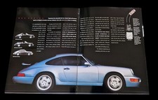 PORSCHE 911 964 Coupe Cabrio Targa Coupe 968 928 GTS Prospekt Brochure USA 25