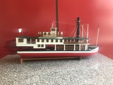 Mississippidampfer Historisches Schiffsmodell aus Holz von Modellbauer gebaut