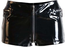 Sexy pvc shorts mit - pvc,