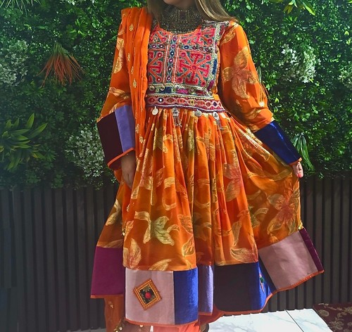 Afghanisches trachtenkleid - afghanisches,