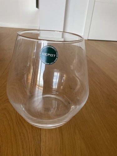 Glasvase handgemacht von