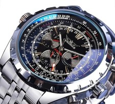 Luxus Herren Automatik Uhr Mechanisch Tourbillon Edelstahl Geschenk Männer